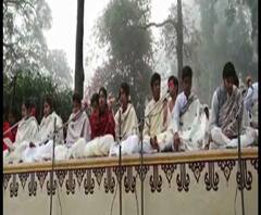 শান্তিনিকেতনে শুরু হল পৌষ মেলা, দেখে নিন সূচনার কিছু মুহূর্ত