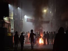 Violence erupts in Kanpur, protesters torch police vehicle 