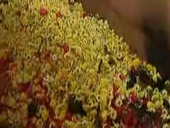 Hyderabad Case: Tribute paid to victim via tomb of flowers