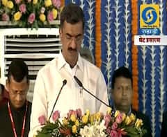 Cabinet Expansion | मी शपथ घेतो की... | शिवसेना नेते शंभूराजे देसाई यांनी घेतली राज्यमंत्रीपदाची शपथ | ABP Majha