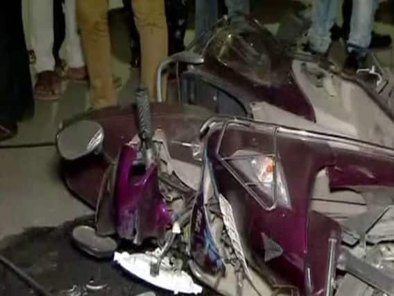 અમદાવાદ હિટ એન્ડ રનઃ કોંગ્રેસના ધારાસભ્યની કારની ટક્કરે બાઇક ચાલકનું મોત, સામે આવ્યો CCTV