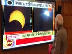 Solar Eclipse 2019: PM Modi ने एबीपी न्यूज़ पर देखा सूर्य ग्रहण