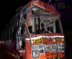 Accident | जुन्या मुंबई-पुणे महामार्गवर सहलीच्या एसटीचा अपघात | ABP Majha