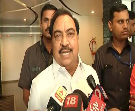 Khadse-Pawar Meet | एकनाथ खडसे-शरद पवार यांची अज्ञातस्थळी भेट : सूत्र | ABP Majha