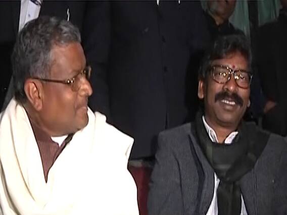 Hemant Soren ने JVM अध्यक्ष Babulal Marandi से की मुलाकात, आज पेश होगा सरकार बनाने का दावा