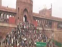 Anti-CAA protest: Massive sloganeering at Delhi's Jama Masjid