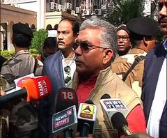 হেমন্ত সোরেনের শপথগ্রহণে বিরোধী ঐক্যের ছবি, কর্নাটক-প্রসঙ্গ তুলে কটাক্ষ দিলীপের 