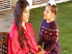 Actors enjoying winter with bonfire in the serial 'Choti Sardarni'