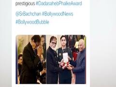 Amitabh Bachchan receives Dadasaheb Phalke Award
