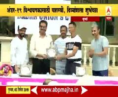 Khel Majha | भारताच्या अंडर 19 विश्वचषक संघात निवड झालेल्या मुंबईच्या यशस्वी जैस्वाल आणि दिव्यांश सक्सेनाचा अजिंक्य रहाणेकडून सत्कार 