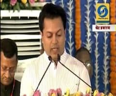 Cabinet Expansion | मी शपथ घेतो की... | काँग्रेस आमदार अमित देशमुख यांनी घेतली मंत्रीपदाची शपथ | ABP Majha