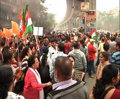 সংশোধিত নাগরিকত্ব আইনের সমর্থন ও রাজ্যজুড়ে অশান্তির প্রতিবাদে জোড়া মিছিল বিজেপির