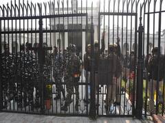 People protesting over crime against women at Vijay Chowk get detained by Delhi police 