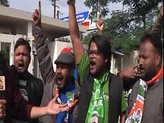 Jharkhand: हेमंत सोरेन के घर पर कार्यकर्ताओं का जश्न शुरु