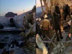 Kazakhstan: Plane with 100 people on board crashes in Almaty