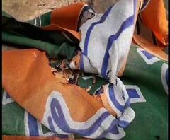 Reporter Stories: নারায়ণগড়ে বিজেপির ফ্লেক্স-পতাকা পুড়িয়ে দেওয়ার অভিযোগ তৃণমূল আশ্রিত দুষ্কৃতীদের বিরুদ্ধে