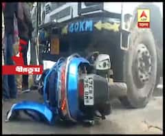 পথ দুর্ঘটনাকে কেন্দ্র করে সাঁইথিয়ায় উত্তেজনা, পথ অবরোধ, অনুরোধ করে অবরোধ ওঠাল পুলিশ