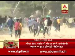 ગાંધીનગરઃ પોલીસ પાછળ દોડતાં વિદ્યાર્થીઓમાં મચી નાસભાગ, જુઓ વીડિયો