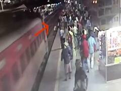 RPF jawan saves man who tried to cross railway tracks in Thane