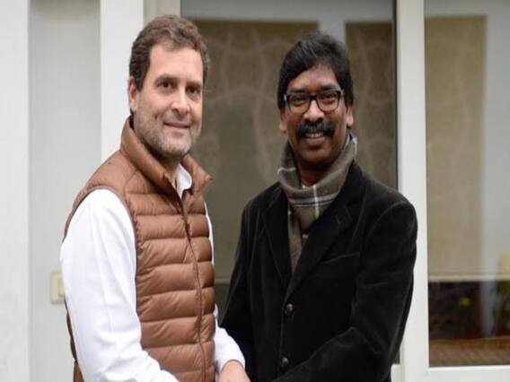 Hemant Soren के शपथ ग्रहण के लिए Ranchi पहुंचे Rahul Gandhi