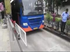 અમદાવાદ BRTS કોરિડોરમાં ખાનગી વાહનોને અટકાવવા 23 જેટલા સ્વિંગ ગેટ લગાવાયા