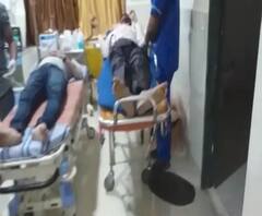 मुंबई-पुणे महामार्गावर बसची-कंटेनरला धडक, एकाचा मृत्यू तर 10 जखमी | ABP Majha