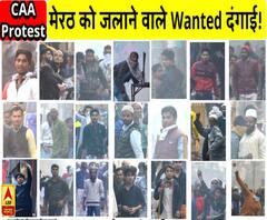 CAA Protest: मेरठ को जलाने वाले Wanted दंगाइयों की तस्वीर जारी 