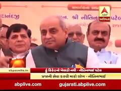 હું ક્રિકેટનો ખેલાડી નથી, પ્રજાની સેવા કરવી મારો શોખઃ નીતિન પટેલ 