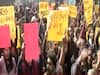 JNU छात्रों का फीस बढ़ोतरी और VC के खिलाफ मार्च