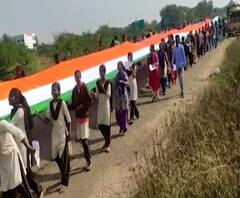 Tiranga Rally | अभाविपच्या तिरंगा रॅलीत 444 फूट लांबीचा तिरंगा | बीड | ABP Majha