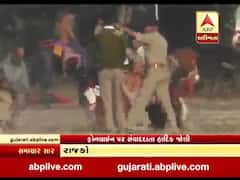 રાજકોટમાં અશ્વદોડના બે અશ્વો વચ્ચે લડાઇ થતાં મચી નાસભાગ, જુઓ વીડિયો
