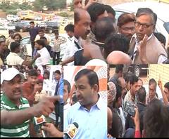 WEB EXCLUSIVE | 93व्या अभा मराठी साहित्य संमेलनाच्या व्यासपीठावरच गोंधळ | ABP Majha