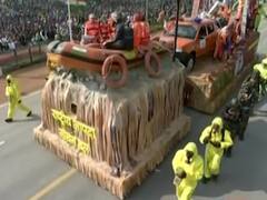 Republic Day: राजपथ पर पहली बार नजर आई NDRF की झांकी