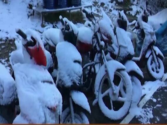 Shimla में ठंड ने तोड़ा 12 साल का रिकॉर्ड, केदारनाथ धाम में 7 फीट बर्फ जमी