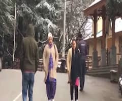 Snowfall | हिमाचल प्रदेशातील शिमल्यात बर्फवृष्टी | ABP Majha