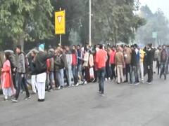 People stand in long queues to watch Republic Day parade | Rajpath 2020