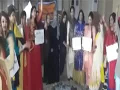 Varanasi: Women dance on Bollywood song in support of CAA