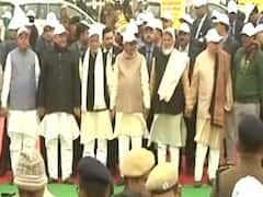 Patna: CM Nitish Kumar takes part in human chain event 
