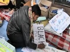 Jamia students stage protest near Gate No. 8