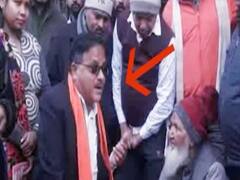 CAA: BJP MLA's picture goes viral as he spreads awareness about the act