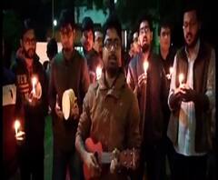 জেএনইউকাণ্ডের প্রতিবাদে নিজেদের ক্যাম্পাসে বিক্ষোভ দেখালেন বোস ইনস্টিটিউটের রিসার্চ স্কলাররা