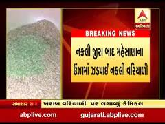 મહેસાણાઃ ઉંઝામાંથી ઝડપાઇ નકલી વરિયાળી, જુઓ વીડિયો