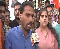 JNU Attack | पुण्यातील गरवारे कॉलेजमध्ये अभाविपच्या विद्यार्थ्यांचं आंदोलन | ABP Majha 