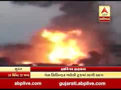સુરતઃ ગેસના બાટલા ભરેલી ટ્રકમાં લાગી આગ, એક પછી એક ફાટ્યા સિલિન્ડર, જુઓ વીડિયો