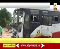 Malegaon Bus Accident | एसटीच्या निकृष्ट दर्जाच्या टायरमुळेच अपघात; विरोधकांचा आरोप | ABP Majha