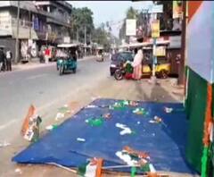 Reporter Stories: প্রজাতন্ত্র দিবস উপলক্ষে তৃণমূলের অনুষ্ঠান মঞ্চ ভাঙচুর