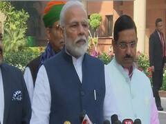 संसद पहुंचे PM Modi, कहा- 'इस सत्र में आर्थिक विषयों पर चर्चा केंद्रित हो'