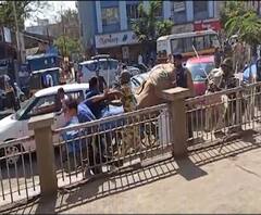 Bharat Bandh | पालघरमध्ये आंदोलनकर्त्यांवर पोलिसांचा लाठीचार्ज | ABP Majha