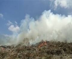 Dumping Ground Fire | कल्याणच्या आधारवाडी डम्पिंग ग्राऊंडला पुन्हा आग | ABP Majha