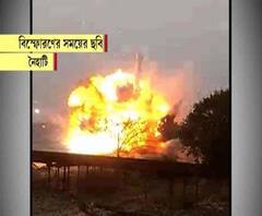 এখনও কাটেনি আতঙ্ক, নৈহাটির বিস্ফোরণের জেরে ঘটনাস্থলে বিশাল গর্ত